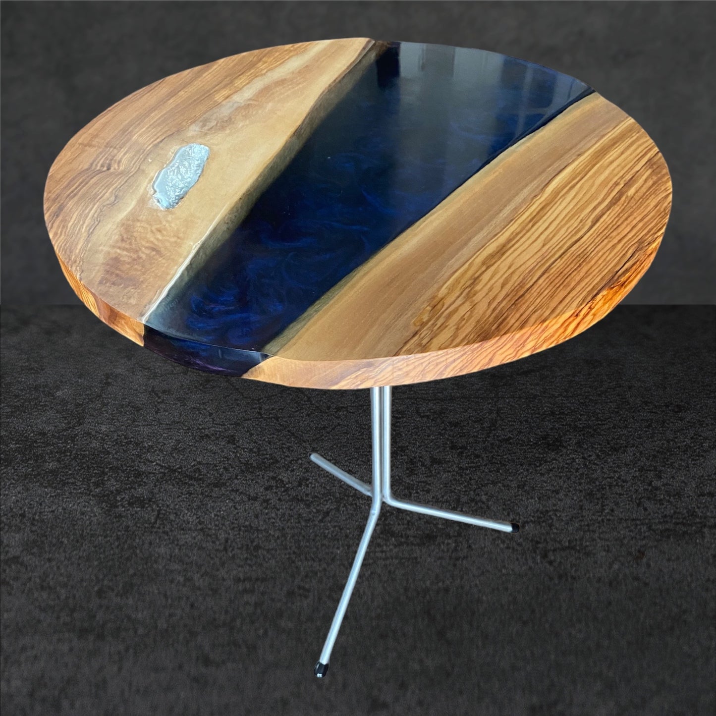 MADE TO ORDER- 18 Inch Round Accent Table / End Table / Modern Home