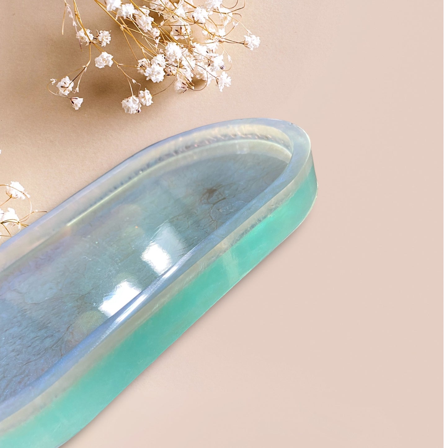 Oval Resin Vanity Tray / Catchall Tray