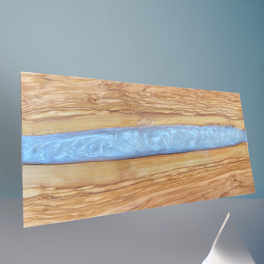 MADE TO ORDER- Custom Wood Charcuterie Board, Resin River Epoxy Serving Tray, Live Edge Board