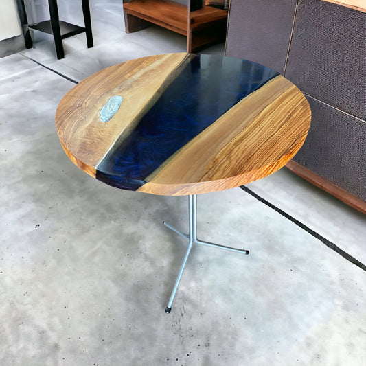 MADE TO ORDER- 18 Inch Round Accent Table / End Table / Modern Home